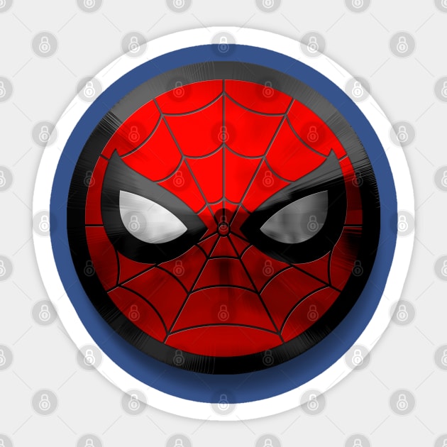 SPIDEY - Hubcap Sticker by ROBZILLA